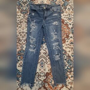 American Eagle High-rise Crop Jeggings Size 8